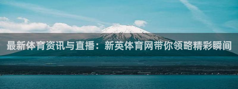 最新体育资讯与直播：新英体育网带你领略精彩瞬间